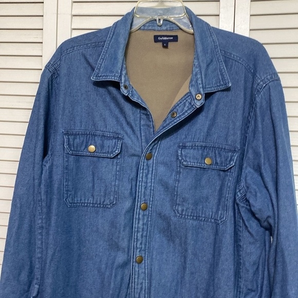 Croft & Barrow Denim Shirt Jacket Size L - Picture 7 of 8
